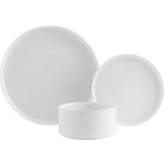 George Home White Simple 12 Piece Dinner Set 12pcs