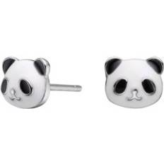 Noa Rhd Sølvørestikker Panda Med Emalje