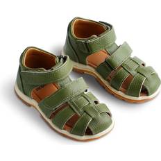 Læder Sandaler Wheat Green Sandal Frei 27