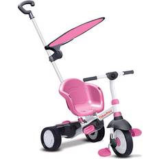 smarTrike Charm Plus Dreirad Schubstange und Sonnenschutz