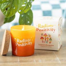 Orange Scented Candles Something Different Radiate Positivity Lemon & Bergamot Scented Candle