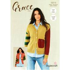 Stylecraft Grace Aran Knitting Pattern 10019