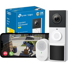 Tapo Td21 Battery Video Doorbell Wireless 2K 3MP Ultra-Clear Doorbell Camera