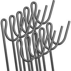 Vivo Strong Fencing Pins 10 Pack 1.5m x 8mm Steel Road Barrier Fence Stakes