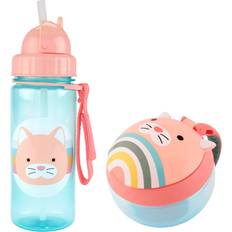 Skip Hop Cups Skip Hop Kids Cat Snack Cup and Bottle Set 9 x 10 x 13 cm