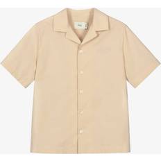 Beige Shirts Fendi Boys Cotton Shirt - Beige