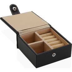 Black Jewellery Boxes Versa tile Black Jewelry Box - Black