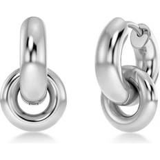 Edblad Ørering Chunky Eternal Steel - Sølvfarvet