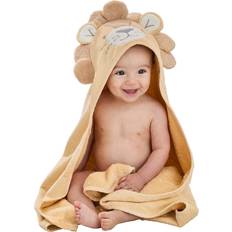Baby Lion Hooded Towel Brown Light