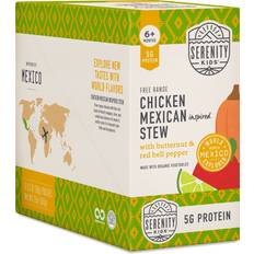 Serenity Kids Organic Baby Food Puree 6 Months Chicken Mexican Inspired Stew 6 Pouches