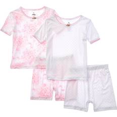 Co'Couture Tutu Couture En Pointe 4pc Short Pajama Set - Pink