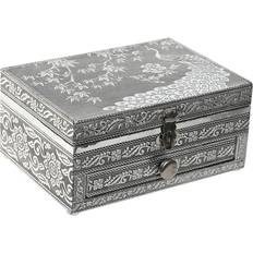 Jewellery Storage Home ESPRIT Green Silver Aluminium Jewelry Box - Green