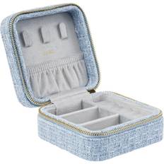 Dark Tweed Jewellery Box Mini Cool - Blue