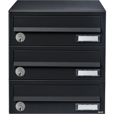 RENZ Basic Slim Postkasse Antracitgrå 300x330x385mm