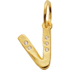 Maanesten Charms & Vedhæng Maanesten V Alfabet Vedhæng - Smykker & Accessories