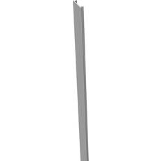 Zaunpfosten GroJa Alu-Pfostenabdeckleiste 190 cm Silbergrau