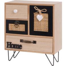 BigBuy Home Elegant Hearts Jewelry Box - White/Black