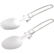 Folding Camping Utensils Set Portable Stainless Steel