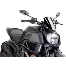 Puig Adjustable Black Sport Fairing Ducati 1200 - Black