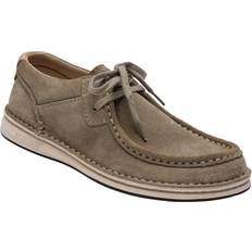 Birkenstock Buckle/Laced Clogs Birkenstock Pasadena Suede Leather - Taupe