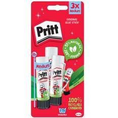Pritt Pack of 3 Pritt Stick 22g Each Glue Washable