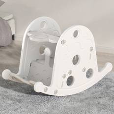 Living and Home Toddler Rocking Chair Grey 49 x 73 x 38 cm