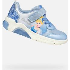 Geox Girls Disney Princess Light-Up Trainers - Sky/Blue