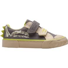 Clarks Grey Trainers Clarks Baby Foxing Stomp Canvas Shoes - Grey