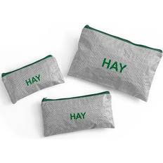 Dam Necessärer Hay Candy Mono Wash Bag Set of 3 - Grey