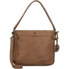 Soft Weaving Shoulder Bag Leather - Brown