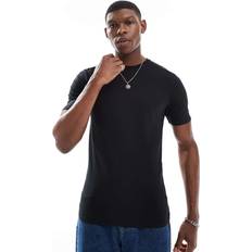 River Island Muscle Fit Modell Shirt - Svart