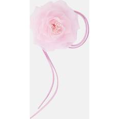 Blå Broscher Max Mara Jessy Silk Brooch - Pink