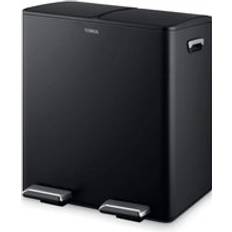 Cleaning Equipment & Cleaning Agents Tower 40L Recycling Pedal Bin Black