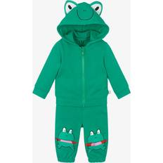 Organic Cotton Tracksuits Children's Clothing Stella McCartney Kids Boys Green Frog Cotton Tracksuit - Green