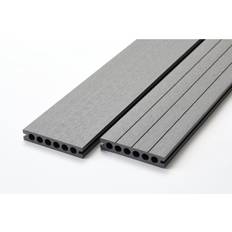 Høvlede Terrassebrædder & Reglar WIMEX WPC Terrassebræt Fur Royal Granit 4800x140x25 mm