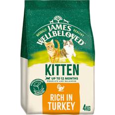 James Wellbeloved Kitten Dry Cat Food Complete and Balanced Rich in Turkey 4kg