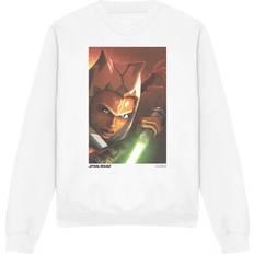Ahsoka Unisex Adult Panel Sweatshirt - White