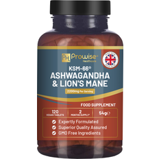 Prowise Healthcare Ksm-66 Ashwagandha And Lions Mane Tablets 2200mg