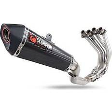 Exhaust Systems Scorpion Carbon Full Exhaust System Kawasaki Ninja ZX-25R 2020-2022