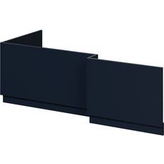 Napoli Deep Blue MDF 1700mm L Shaped Front And End Bath Panel Set