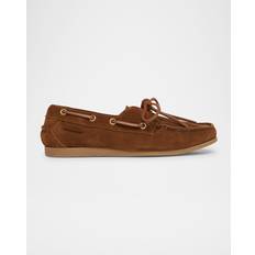 Guld Sejlersko Tom Ford Robin Suede Boat Shoes - Brown