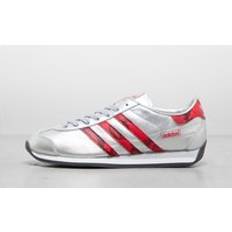 adidas Country Japan Shoes - Silver Metallic/Better Scarlet/Core Black