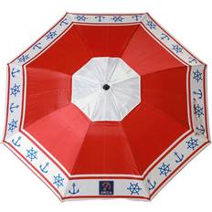 Garden & Outdoor Environment BigBuy Outdoor Rød Strandparasol med SPF50+ Beskyttelse Ø 200 cm