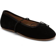 Svarta Ballerinaskor Barnskor bisgaard Black Suede Palma Ballerina 26
