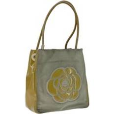 Chanel Handbags Chanel Preloved Camellia Shoulder Bag - Mustard Yellow