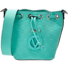 Suede Bucket Bags Mario Valentino Dollaro Monogram Leather Bucket Bag