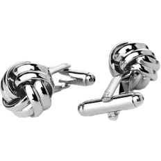 Herr Manschettknappar John Henric Cufflinks Knot Kostymtillbehör - Silver