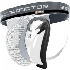 White Martial Arts Protection SHOCK DOCTOR Groin Guard L White