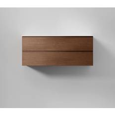 INR Tvättställsskåp INR Kommod Core Grip 120 Dark Oak 2 Lådor
