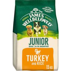 James Wellbeloved Junior Dry Dog Food Turkey & Rice 15kg